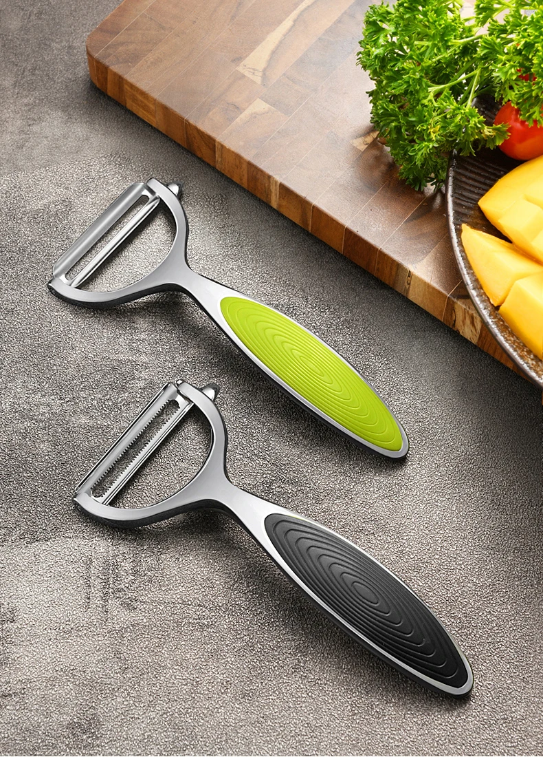 1PC Edelstahl Gemüse Schäler Kartoffel Schäler Multi-funktion Karotte Reibe Obst Werkzeuge Küche Zubehör Küche Pelador – Detail 8
