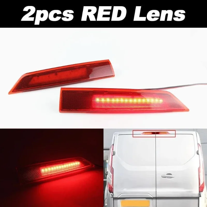 For Ford Transit/ Tourneo Custom 12-21 Barn Door Models LED Third Brake Light Stop Light Lamp GK21-13N408-AB 2009952 2009953