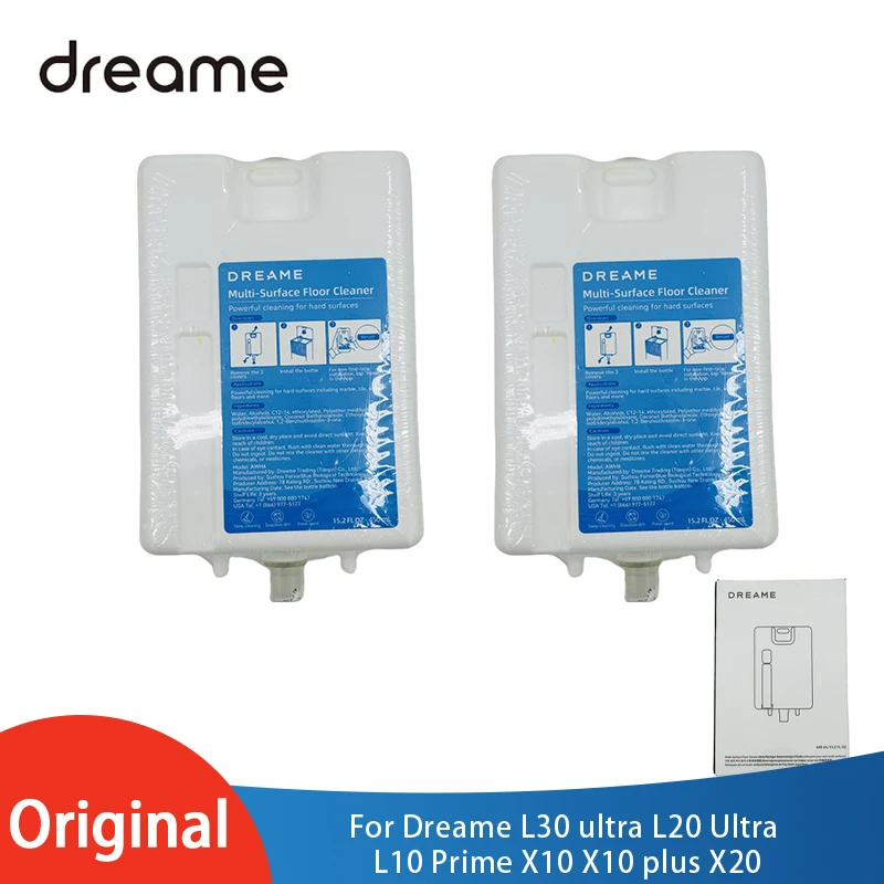 

original special floor cleaner 450ml Dreame L30 ultra L20 Ultra L10 Prime X10 X10 plus X20 robot vacuum cleaner cleaning liquid