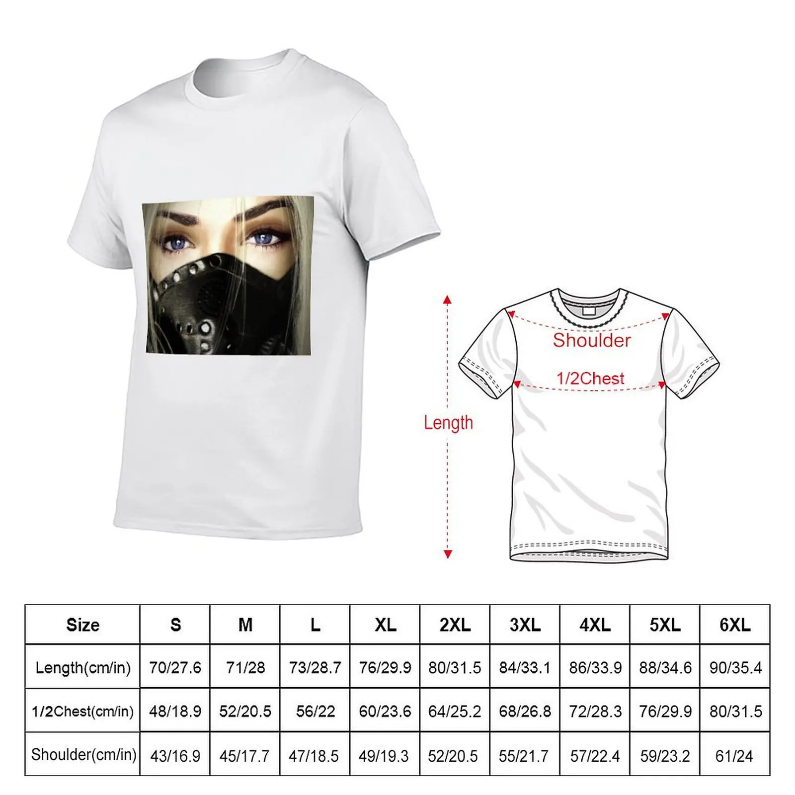 Inevitable Ascension - Lux with Gasmask T-Shirt man t shirts for men anime t shirts for man cotton t shirt pack T-shirt