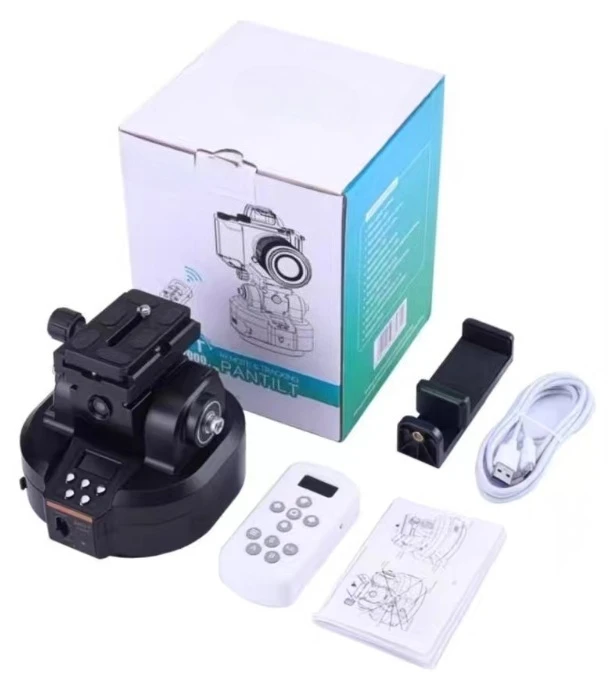 Panoramic Head Pan Tilt Tripod Stabilizer  YT-2000 2kg AI Smart Face Following Motorized Rotating，For ZIFONS martphone Cameras
