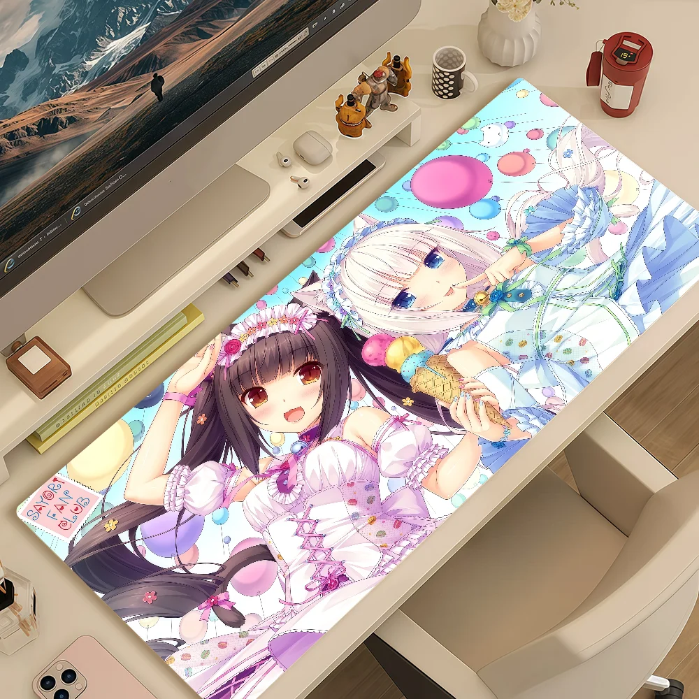 Mouse Pad MousePad Non-slip Lockedge Game Office Student Gaming Thickened Large Love Writing Pad N-Nekopara Cultivation Cushion