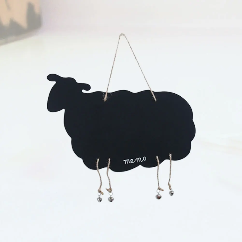 

Wooden Message Blackboard Exquisite Wall Decor Sign Home Hanging Board Photo Prop Hanging Blackboard Message Board