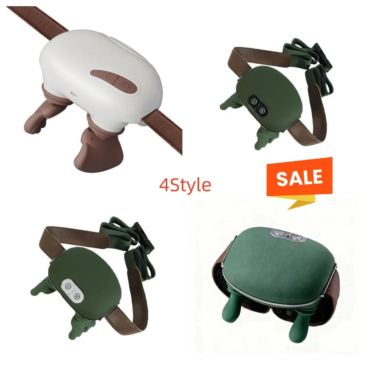 

4Style Neck Shoulder Massager Wireless Electric Hand Bionic Kneading Trapezius Muscle Relax Cervical Spine Back Pain Relief