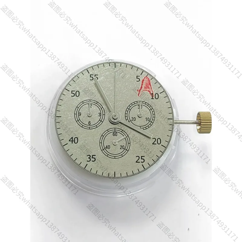 For Dandong 7750 Automatic Mechanical Watch Movement - Six-Pin Multi-Function Positive Three Eyes for Watchmaking