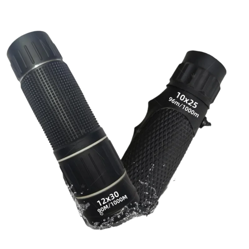 Mini 10X25  Monocular Telescope HD Portable BAK4 FMC Optics Pocket Compact Binoculars for Tourism Outdoor