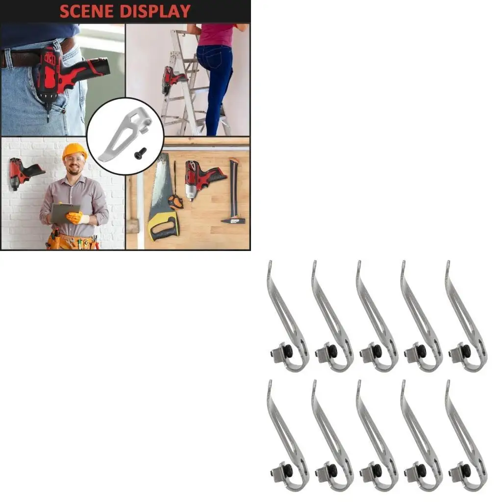 

652F, 10 шт., сменный зажим для ремня, крючок и соответствующие винты, поясные пряжки для электроинструмента для 2453-20, зажим