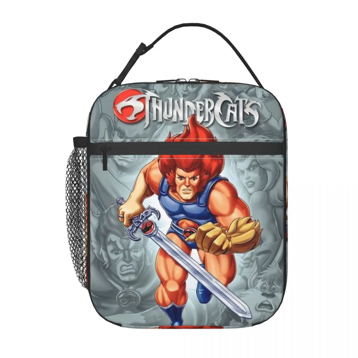 Custom Thundercats HiMan Lunch Bag Women Cooler Warm Insulated Lunch Box for Kids School Children