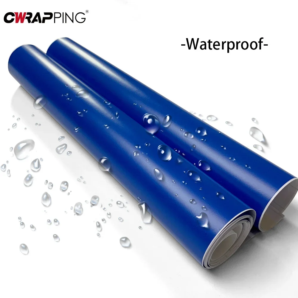 Hood Sticker for Car Tuning Stickers 1.45x2/3/6/28m Matte Film Wrapping Vinyl Bubble-free Dark Blue Rear Bumper Waterproof Wrap