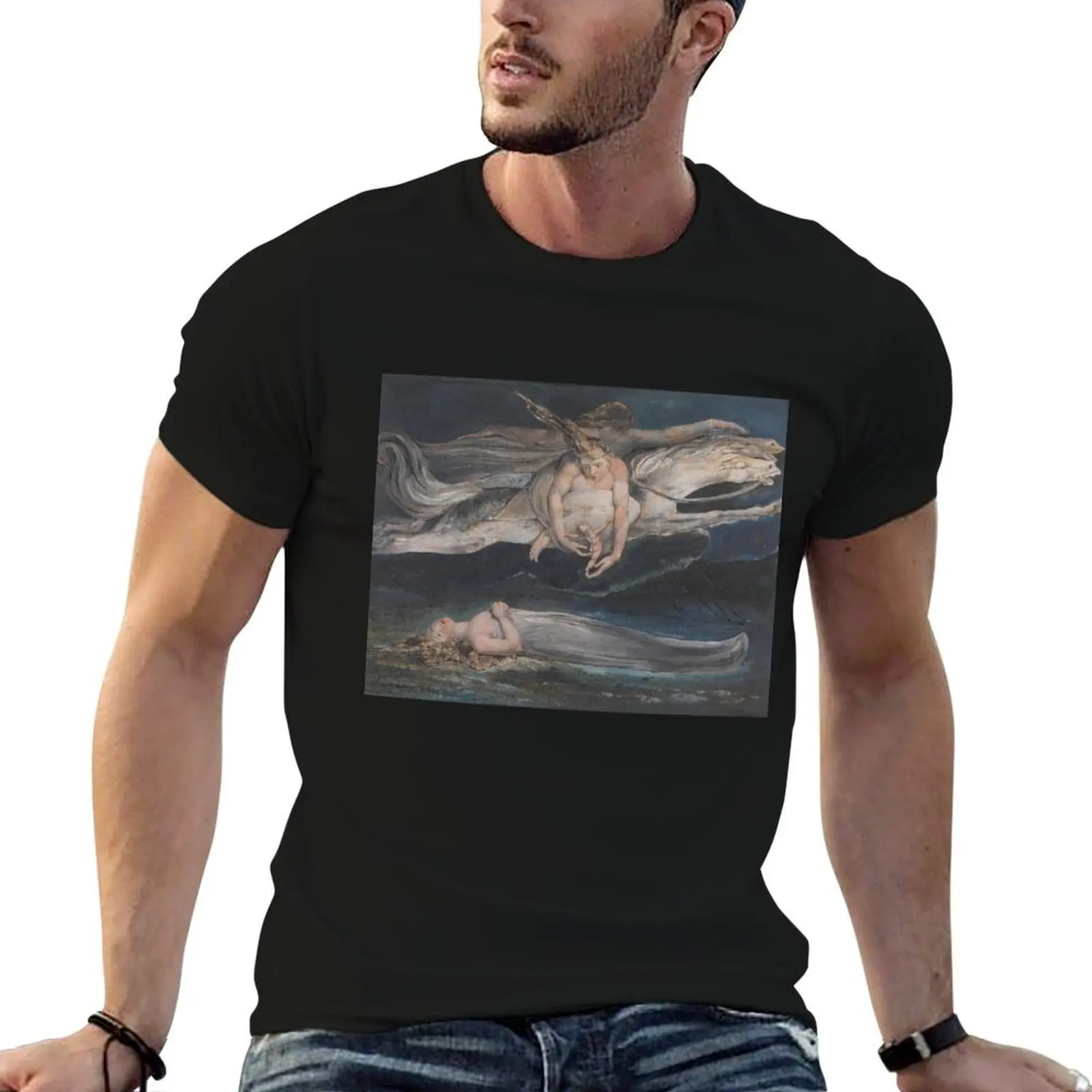 

HD Pity by William Blake HIGH DEFINITION - Original colors T-Shirt man t shirt summer t shirts for man graphic tees T-Shirt