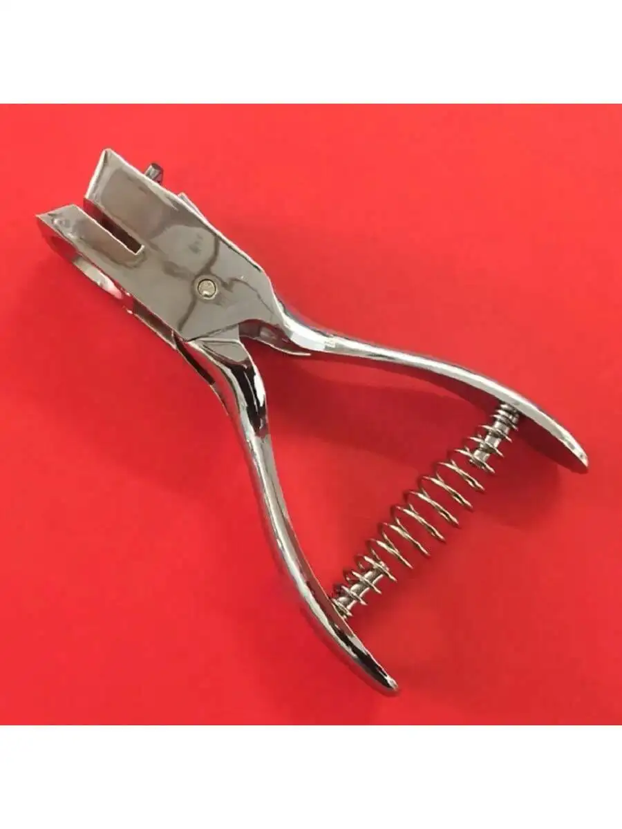 3*15mm Forma Ovale Perforatrice Manuale PVC Card Punch Slot Perforatrice Photo Badge Tag Card Making Strumento di Scrapbooking Ufficio Statio