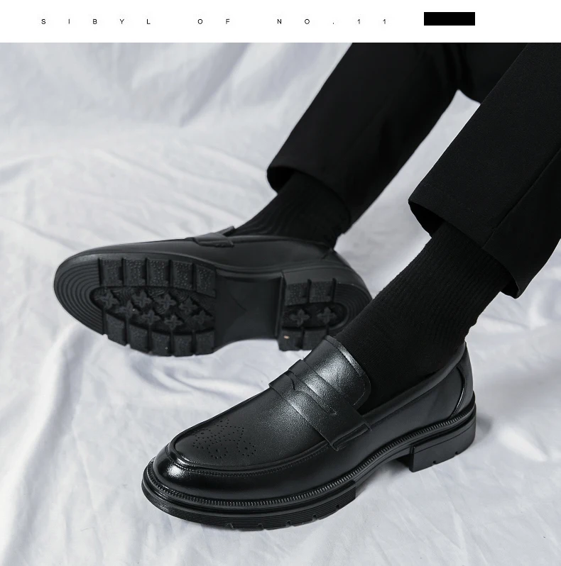 Zapatos Brogue clásicos para hombre, zapatos de cuero de tendencia para bodas y eventos sociales, zapatos de vestir de alta calidad para hombre, zapatos informales de negocios para hombre