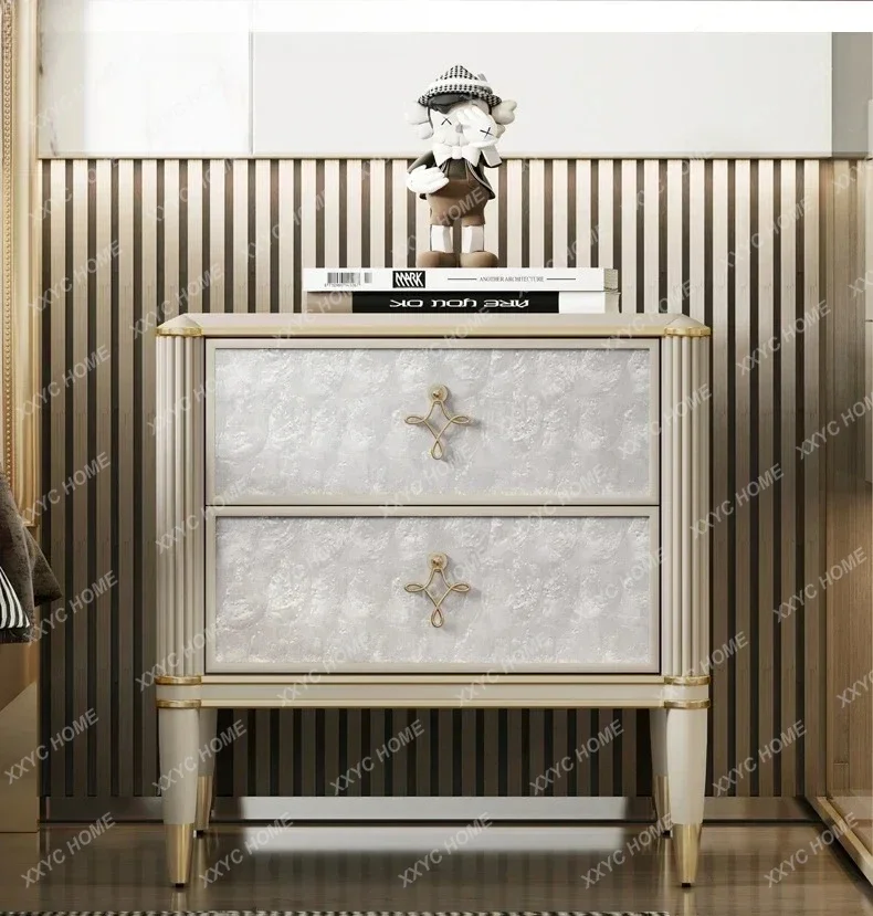 

MnewAmerican light luxury chest, simple modern shell Medroom, Medside locker, household storage locker