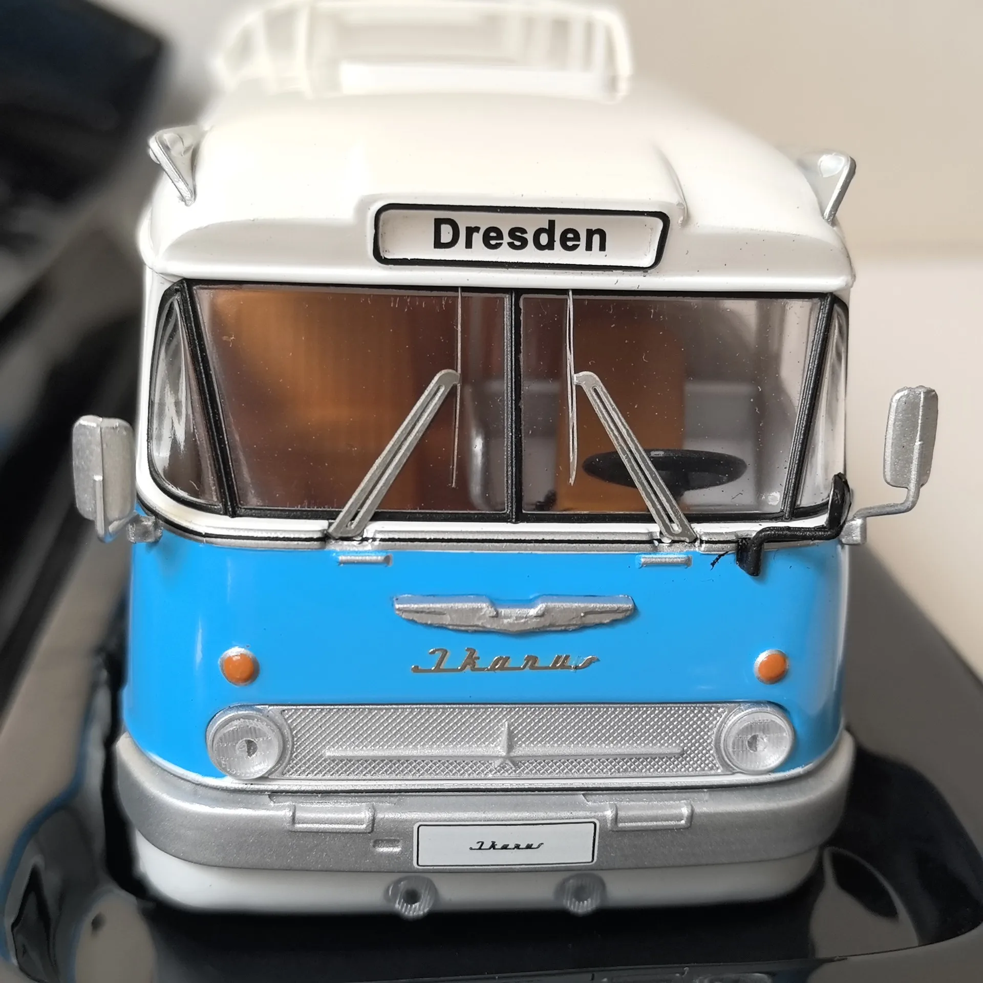 دييكاست IXO 1/43 مقياس IKARUS 66 1972 حافلة سيارة نموذج تحصيل لعبة هدية تذكارية عرض حلية #4