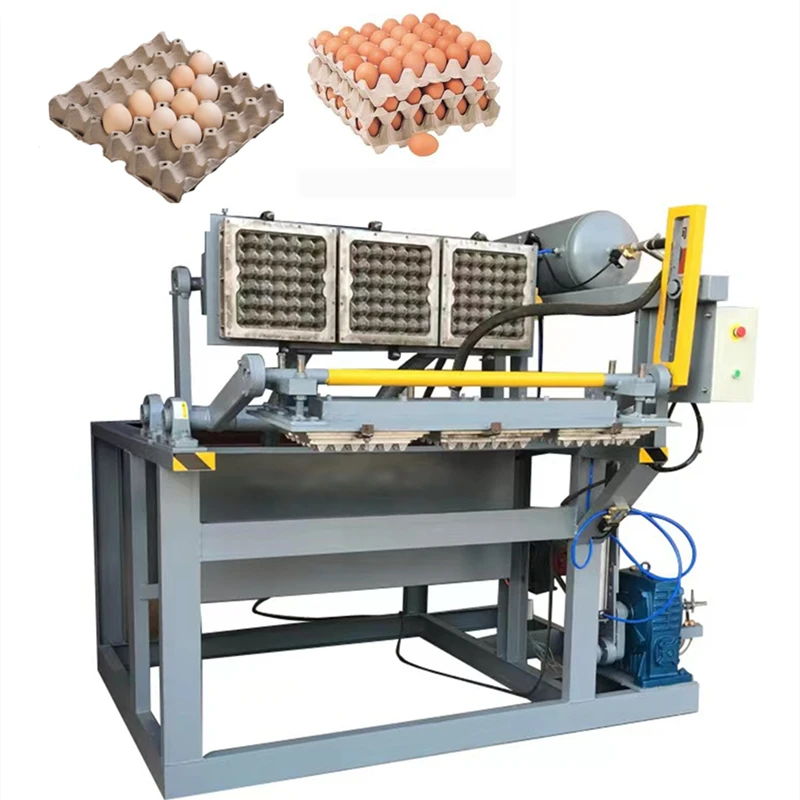 Customized 1000Pcs/H Egg Tray Forming Machine Brick Drying Egg Tray Machine