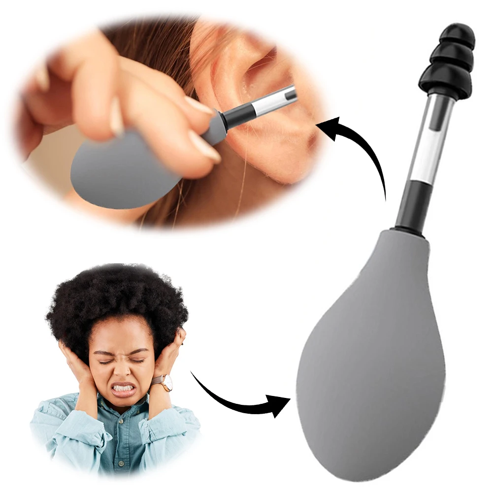 

Ear Pressure Relief Suction Device Inner Ear Pressure Relief Tool Silicone Inner Ear Pressure Tool Reduces Tension for Migraine
