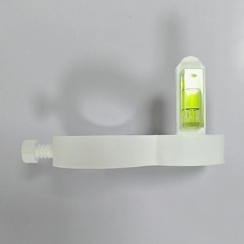 Pequeño nivel de burbuja circular, nivel de taladro, precisión, portátil, herramienta de diseño de medición, redondo para taller de trabajo, blanco