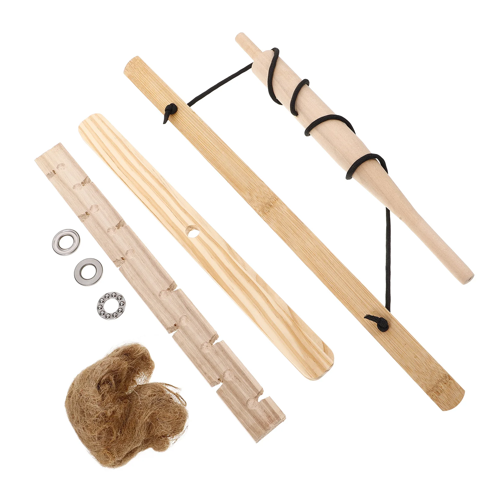 1 set Fire Starters Camping Equipment Beige Drill Kits Child Friction Rod Outdoor Gear Campfire Tools Starting Kit