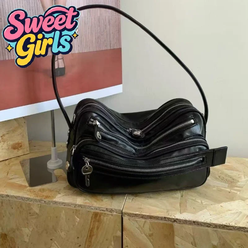 Genuine Leather Bowling Bag Ladies High Quality Leisure Crossbody Commuter Bag Casual Small Square Bag Soft Leather Handbag