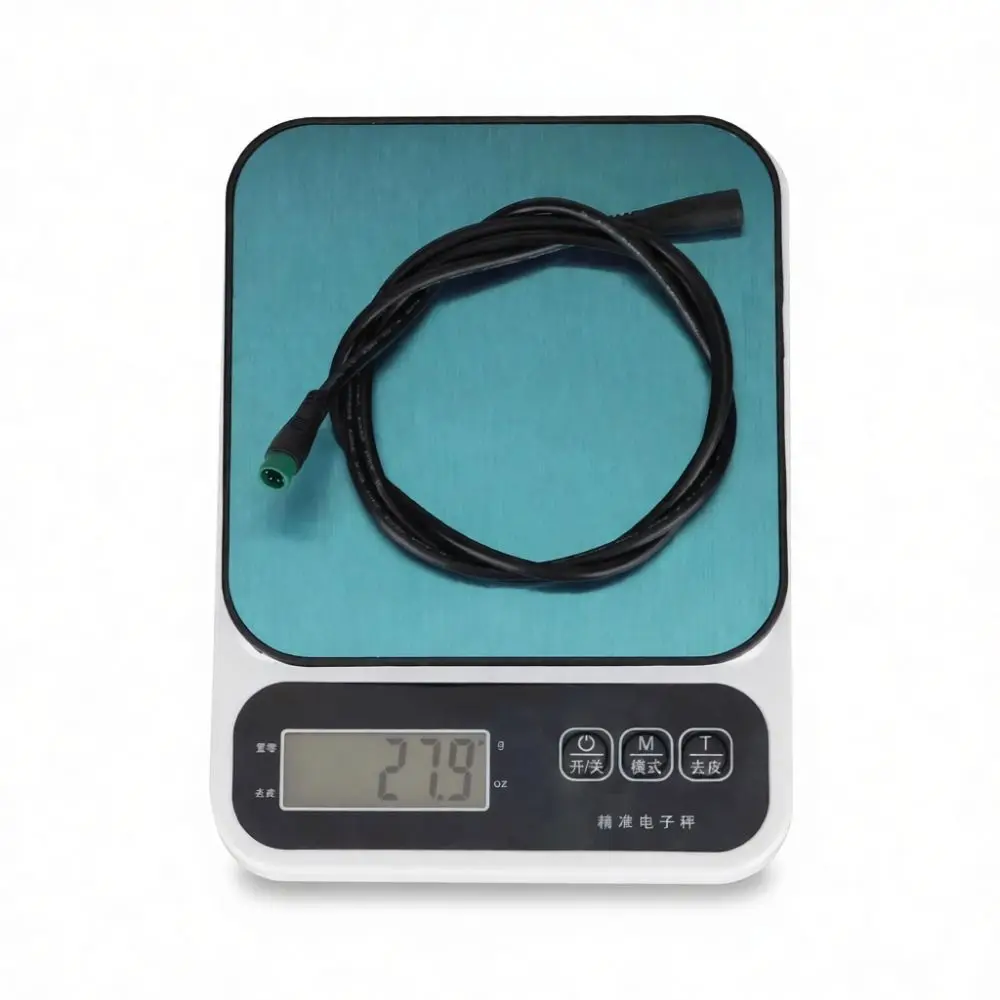 Waterproof Cable M8 Plug 5 Pin For Electric Bicycle Ebike System Motor Controller Electronic Component Connection Wire