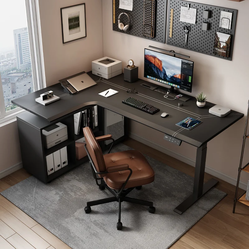 

Solid wood gaming desk household computer desk desk