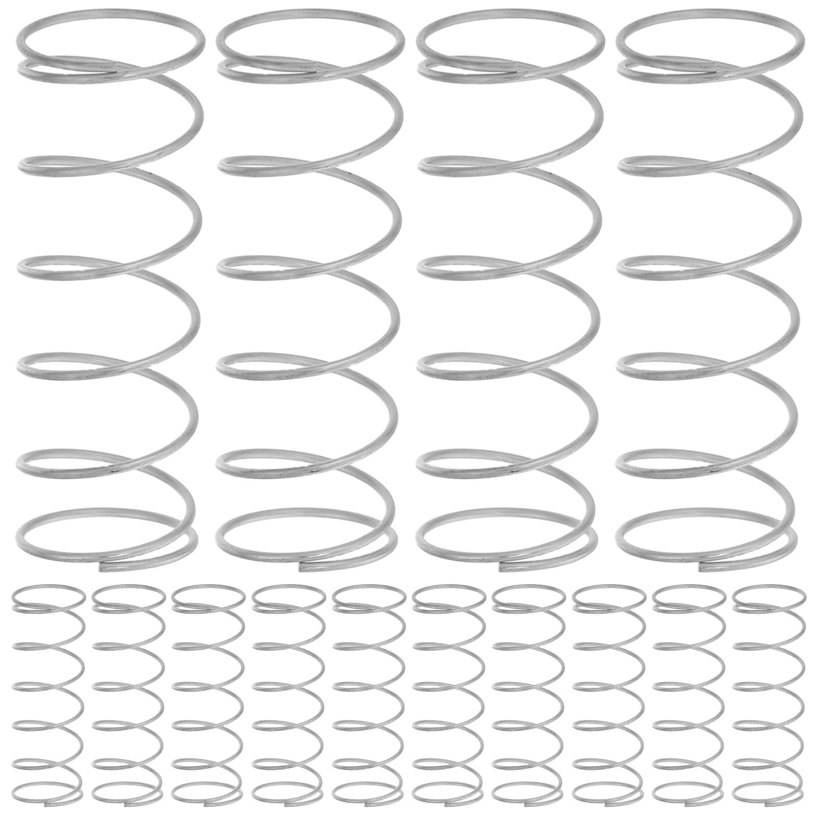 

20Pcs Toilet Flush Actuator Spring Universal Stainless Steel Compression Coil Smooth Silent Operation Bathroom Cistern Repair