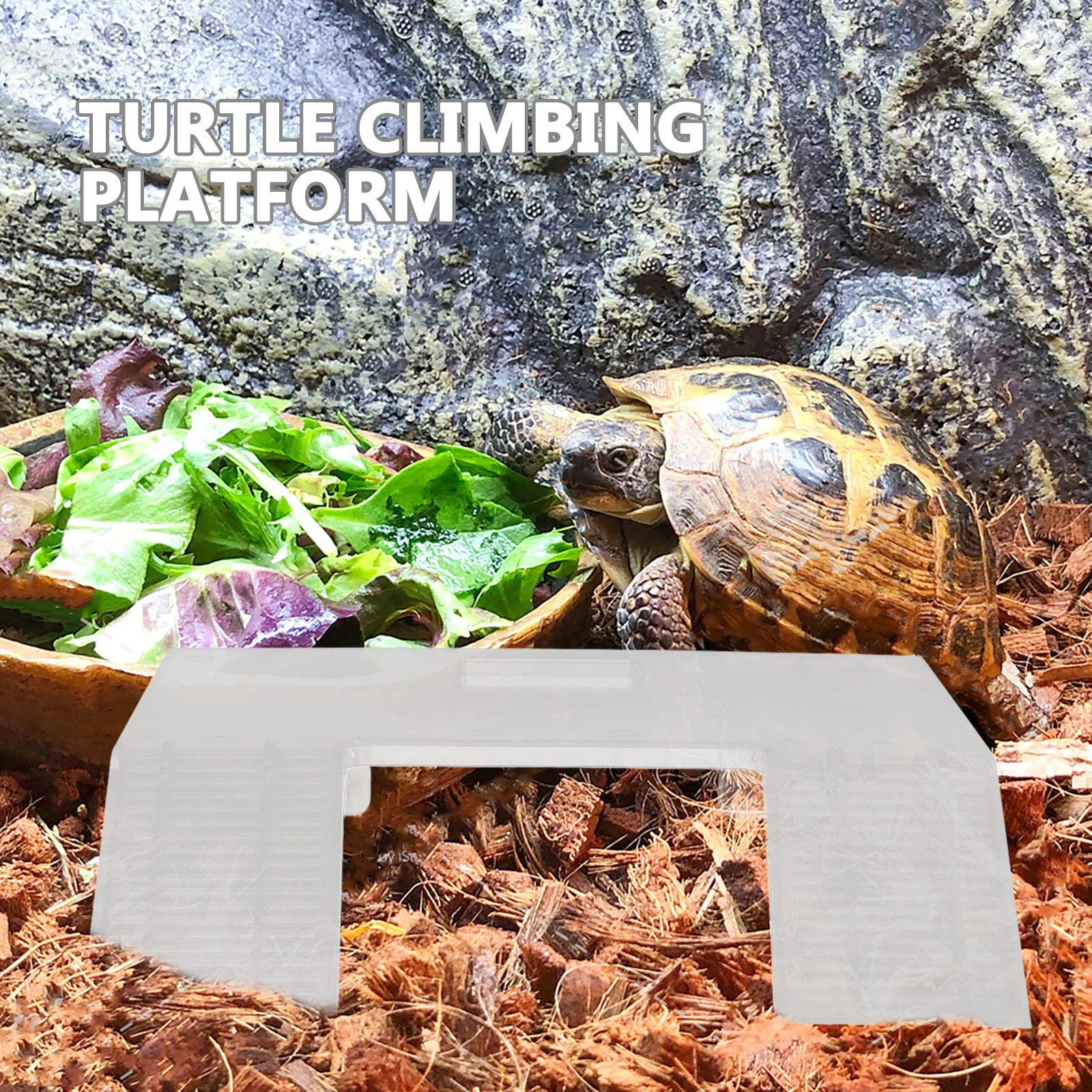 

Turtle Basking Platform Plastic Aquarium Floating Climbing Dock Reptile Tank Accessories Turtle Tank Basking Platform