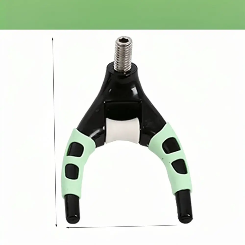 High Quality Fishing Pole Rest Head Electroplated Colorful Finish Stable Horn Shape Connector Durable Tackle Supply