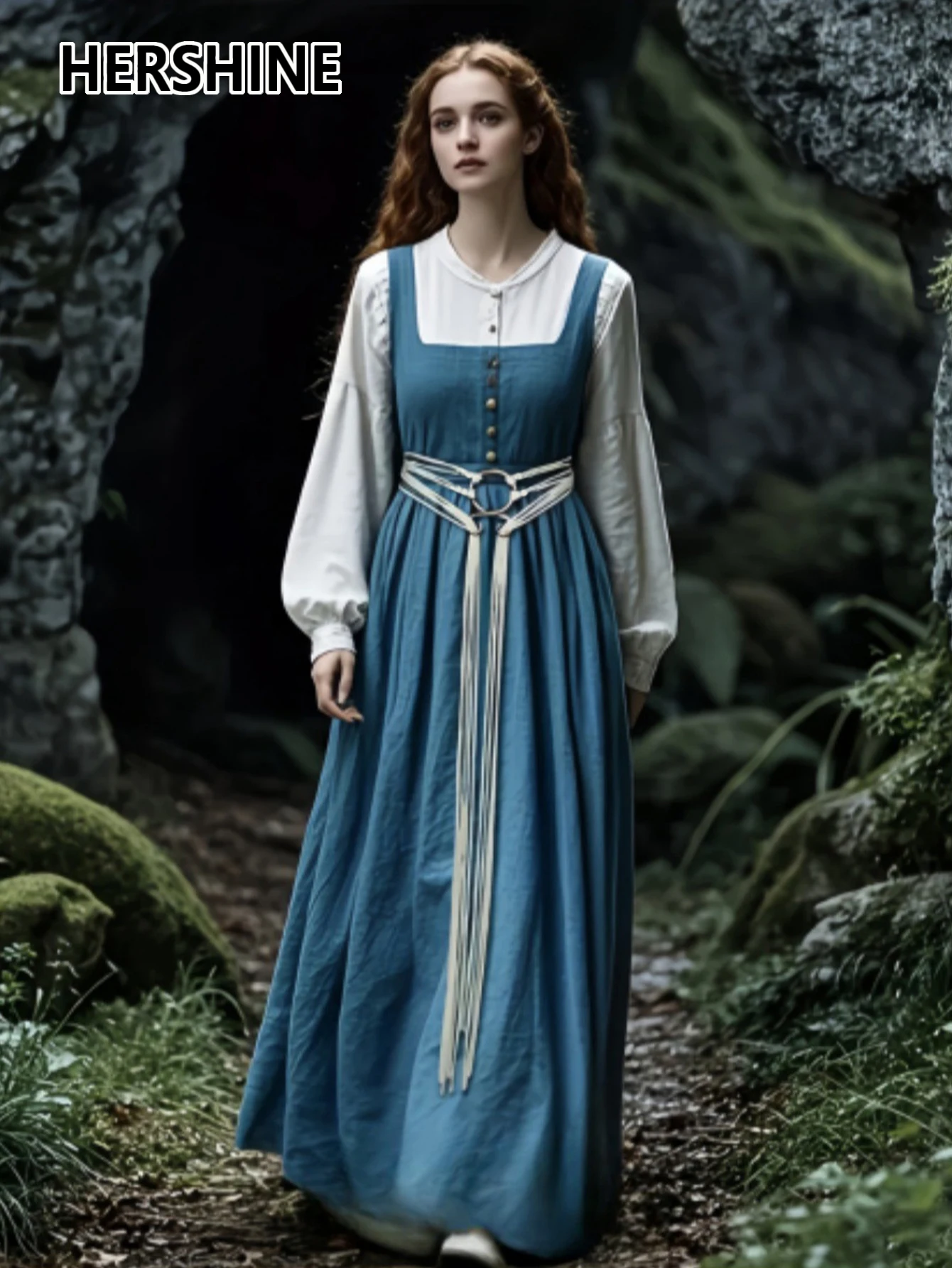 حزام ربط على طراز الفايكنج قطعة واحدة من HERSHINE حزام حبل فايكنغ تاليسمان منتج عصري إكسسوارات الهالوين ريترو بسيط