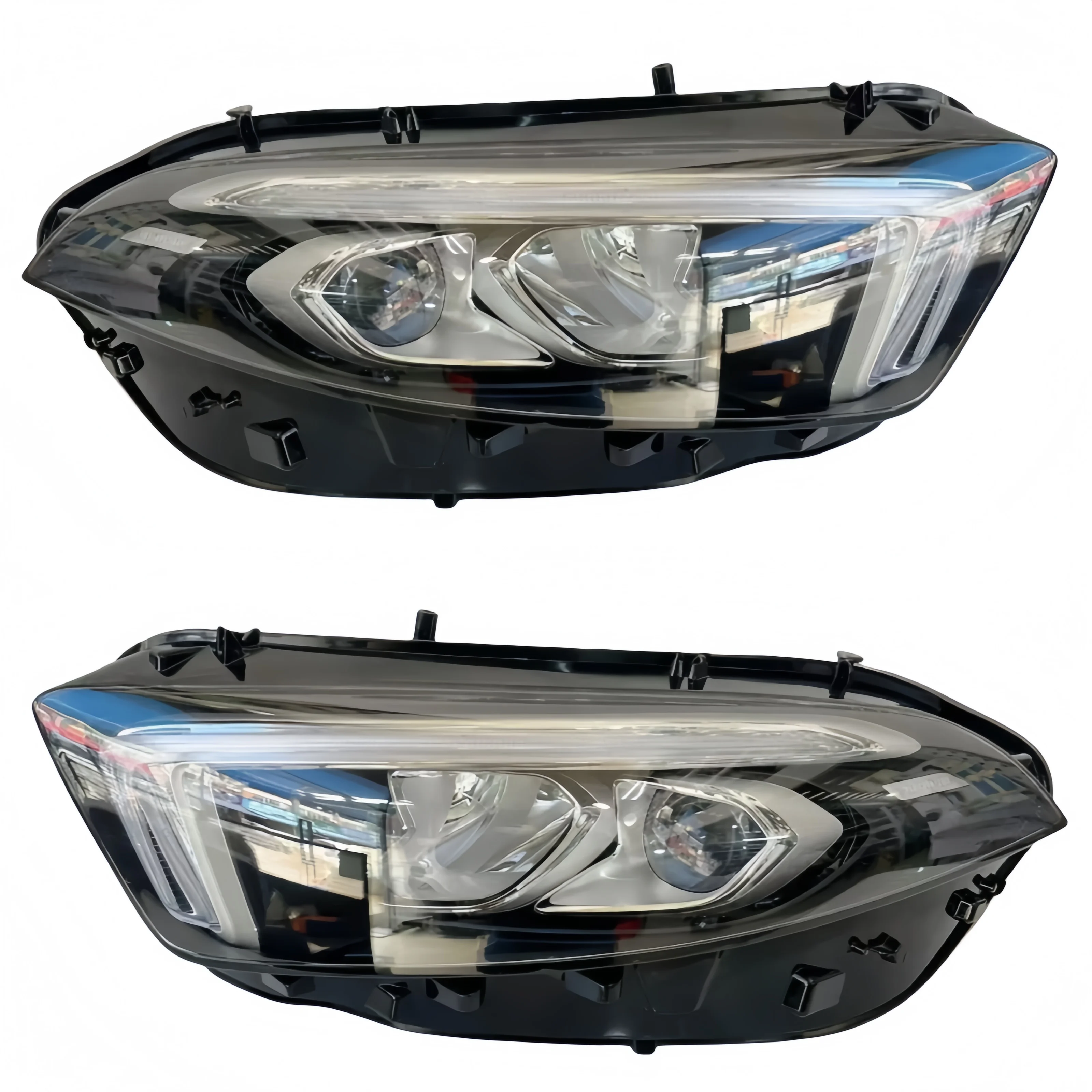 المصابيح الأمامية المتوافقة مع مرسيدس بنز A180 A190 A200 A220 A45 W177 V177 LED الجمعية الأصلية 2019-2022