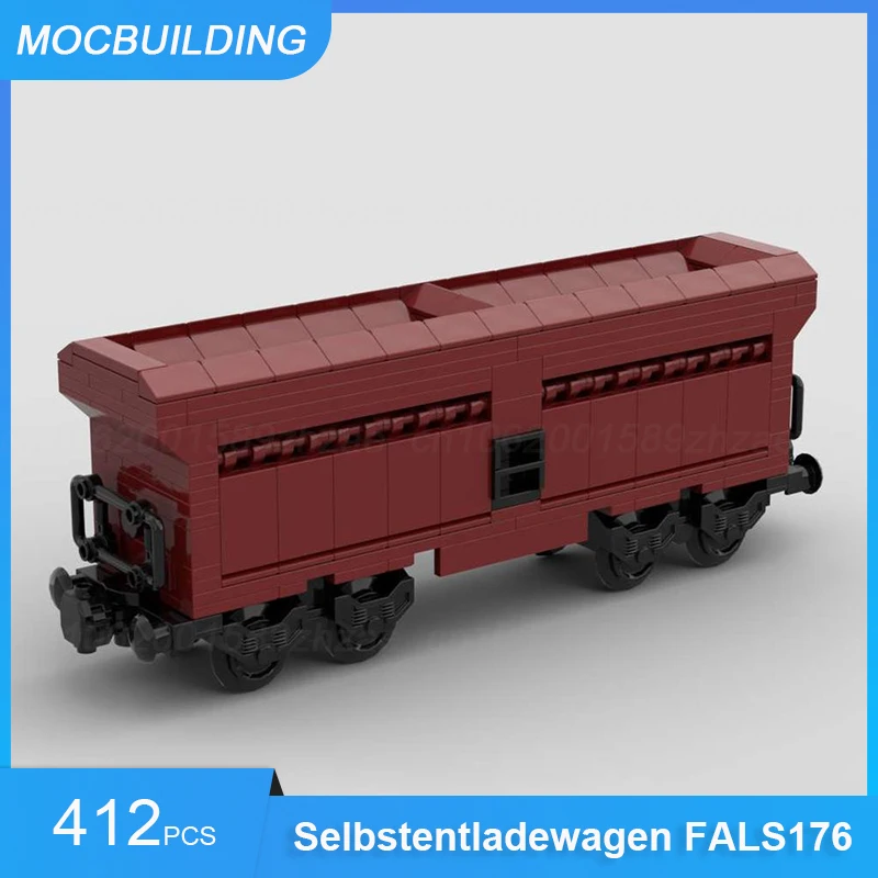 

Строительные блоки MOC Selbstentladewagen FALS176 Модель для сборки сделай сам, развивающие креативные коллекционные рождественские игрушки, подарки 412 шт.