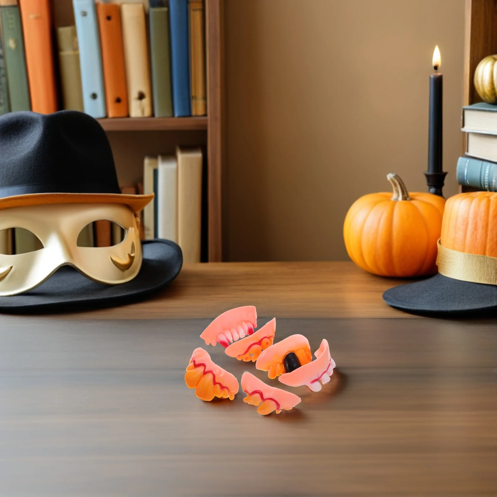 

5 шт. прочные жесткие пластиковые вставные зубы забавные дурацкие искусственные зубы для вечеринок событий вставные зубы опора игрушка