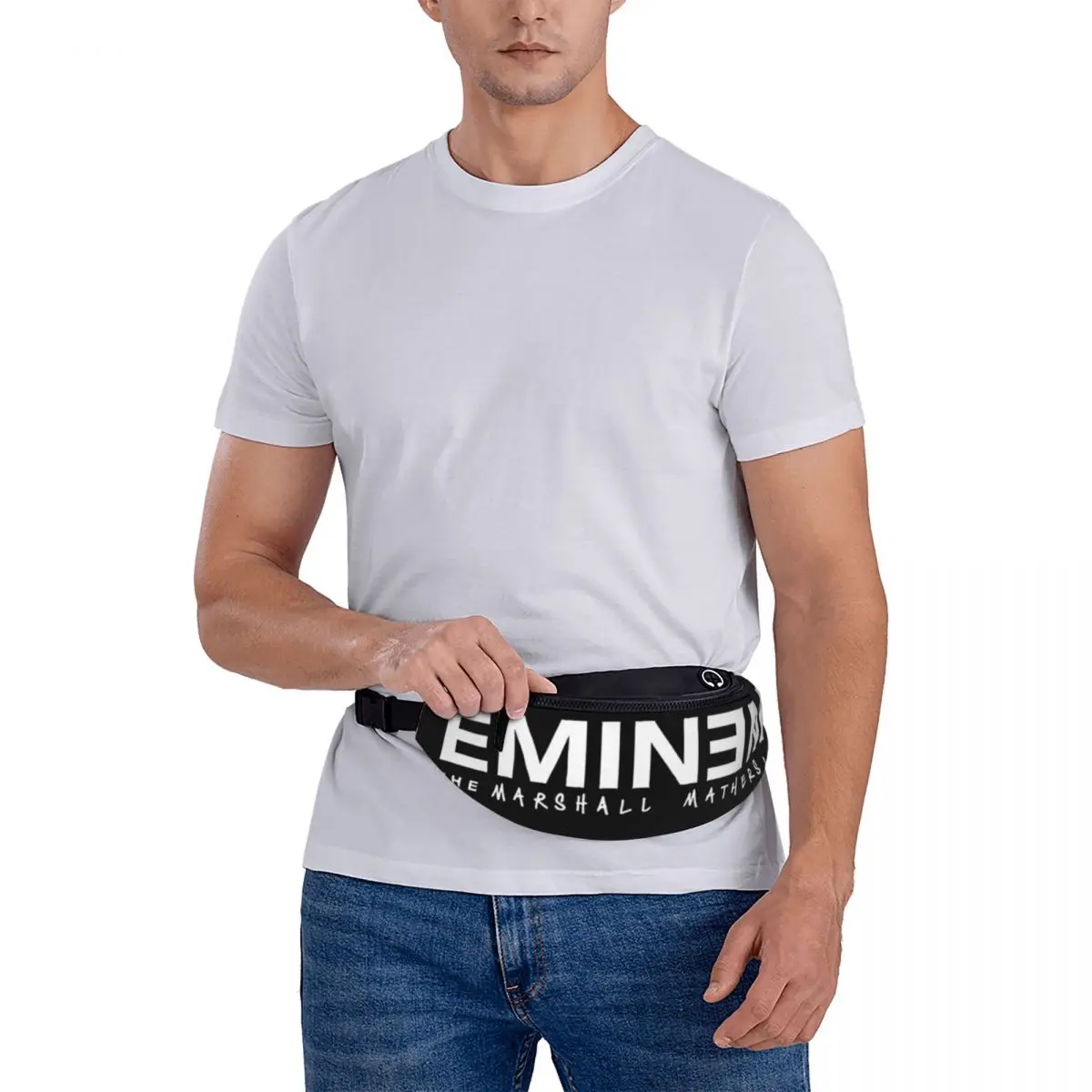 Rapper Rap God Eminem Dumpling Bags Merch For Man Woman Fashion Fanny Pack