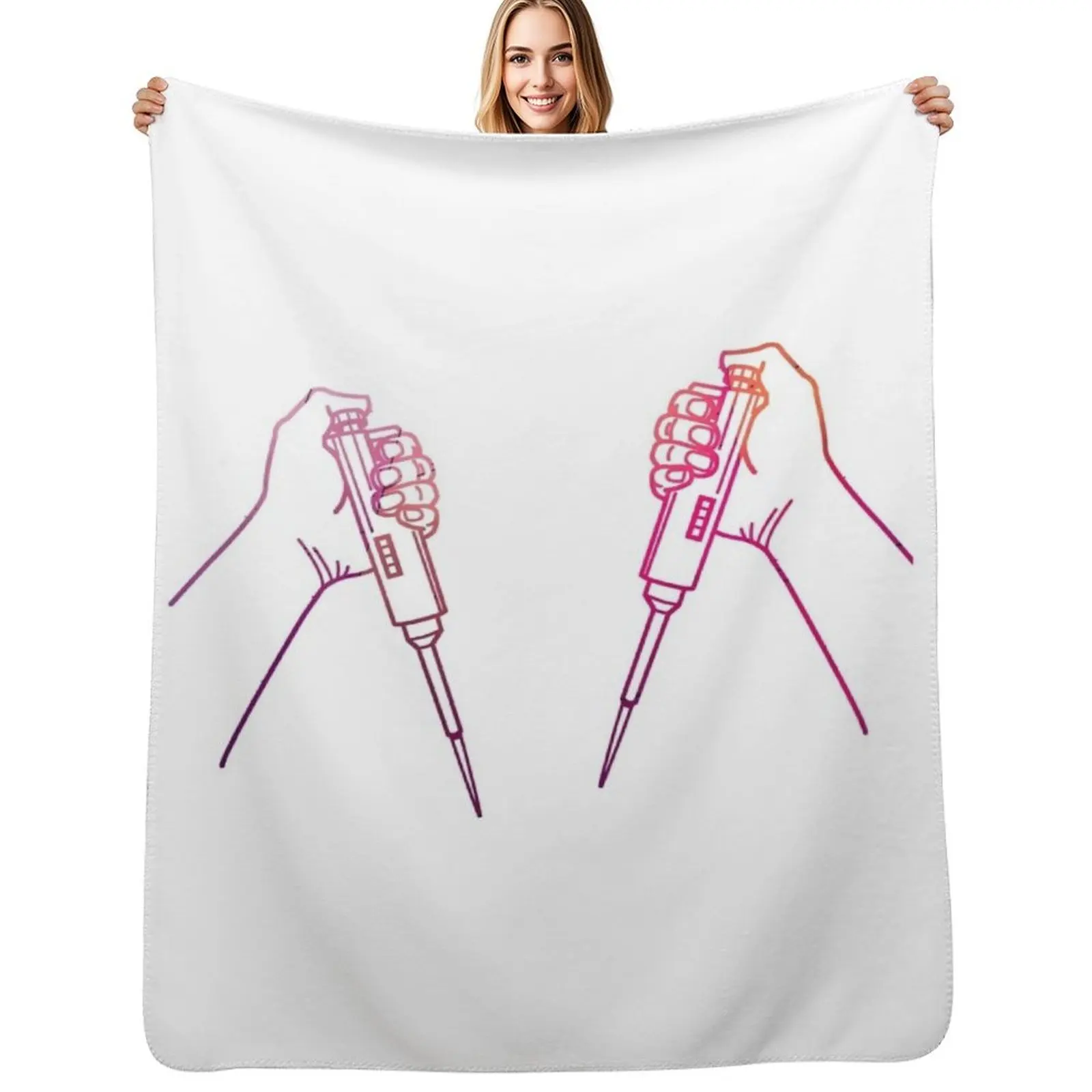 

I'm Ready for Pipetting Throw Blanket Soft Plush Blanket as Housewarming Gift