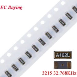 10Pcs/lot 3215 32.768KHz 32.768K Hz 32.768 Khz SMD Passive Crystal Oscillator ± 20ppm 12.5Pf FC-135 2Pin