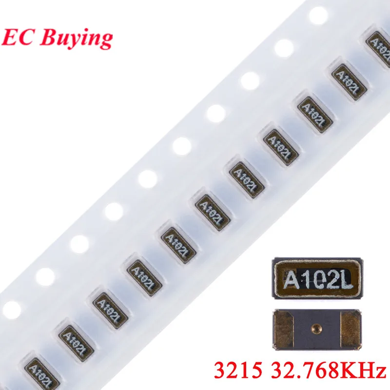 10 sztuk/partia 3215 32.768KHz 32.768K Hz 32.768 Khz SMD pasywny oscylator kryształowy ± 20ppm 12.5Pf FC-135 2Pin
