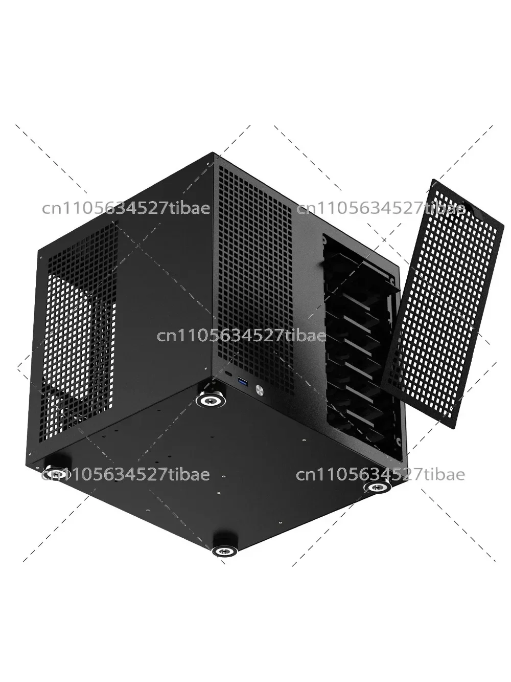 8 Bay NAS Server Case with Backplane Support for MATX Motherboard And ATX PSU Computer Storage Enclosure