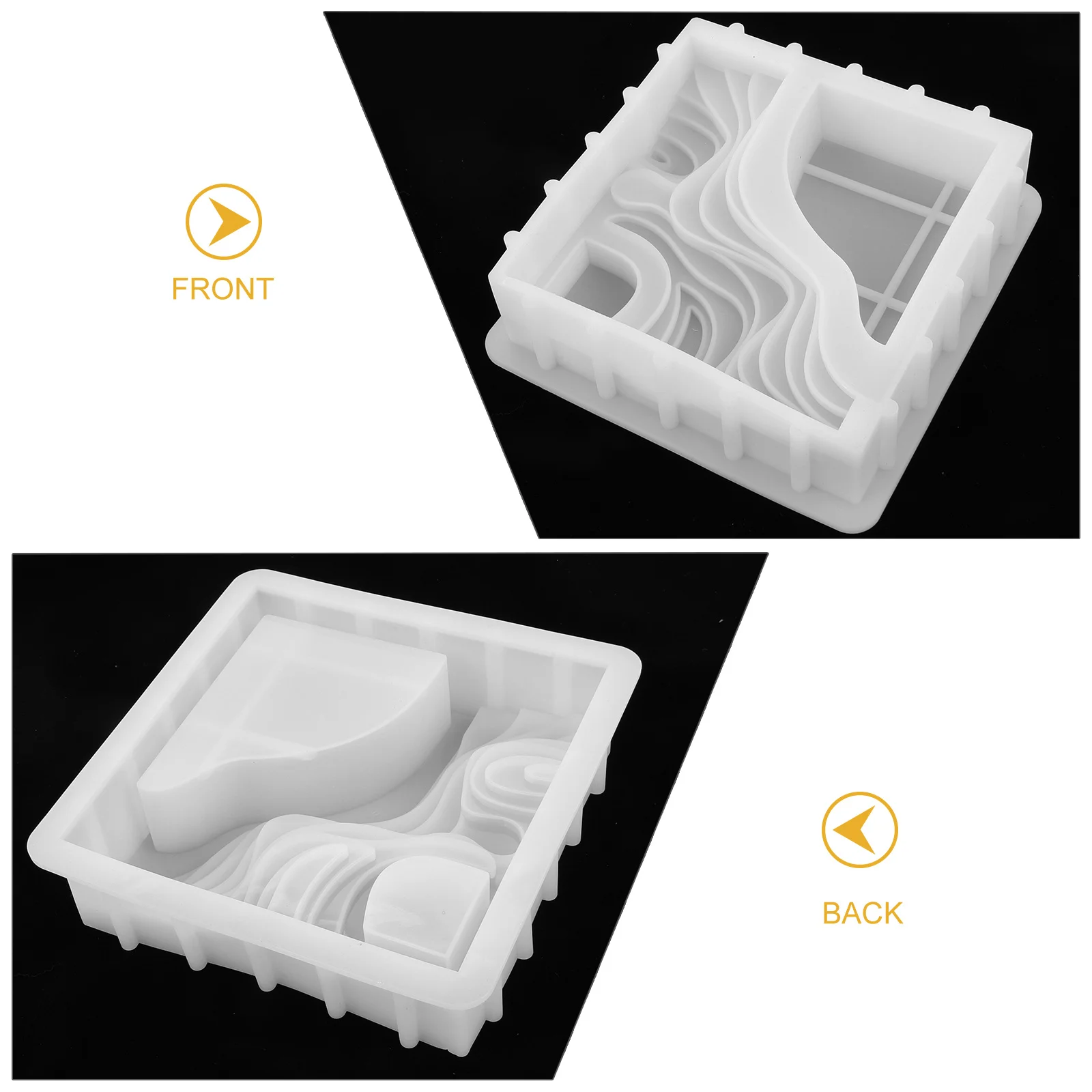 

Silicone Planter Mold for DIY Flowerpot Crafting Heat Resistant Flexible Smooth Mold for Bonsai Container Garden Tools Unique