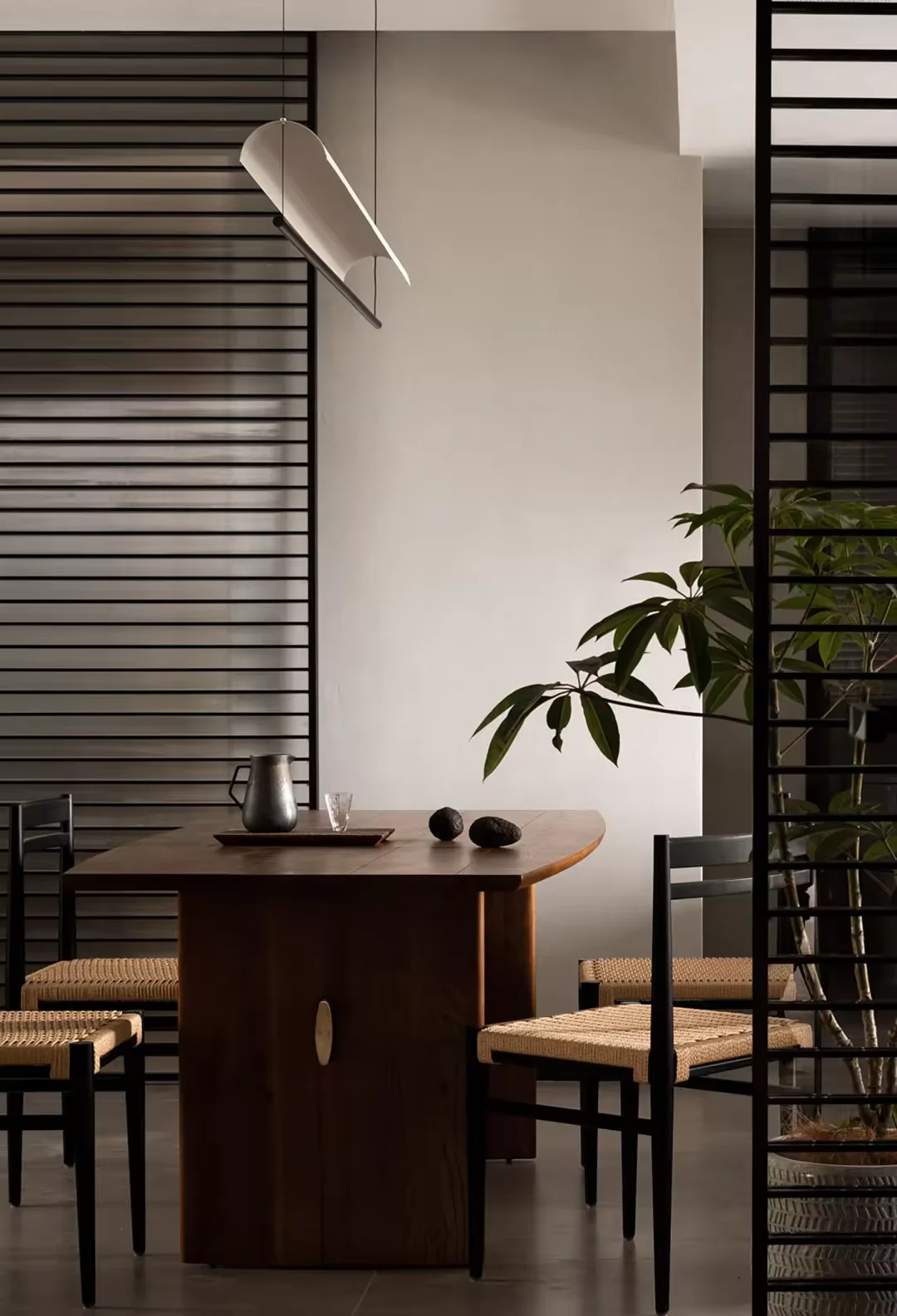 Sanhai Design d'interni Appartamento in stile conciso contemporaneo Piano per tutta la casa Piano principale di resa 3D Disegno di costruzione