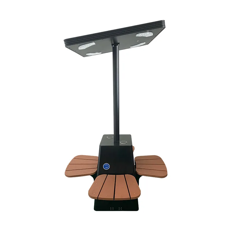 

Outdoor Solar Charging Pile Photovoltaic Smart Table and Chair Park Square Street Leisure Smart Seat