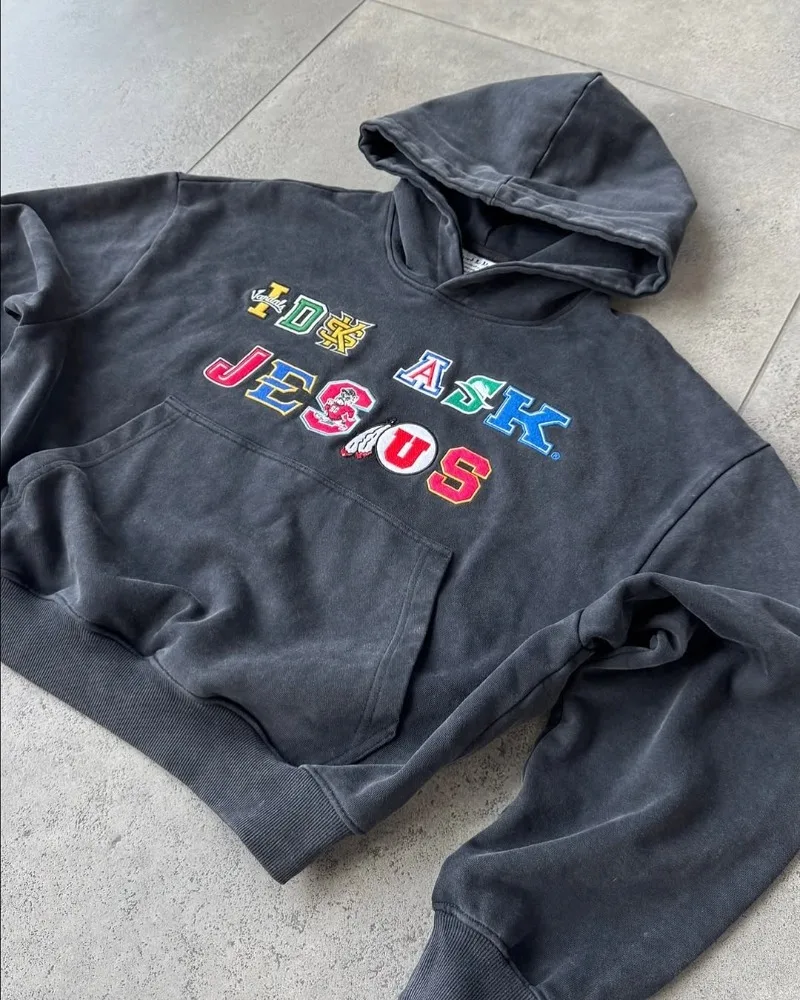 

Street Trendy Brand Letter Printing Fashion Loose Pullover Hoodie Men Y2k American Vintage Casual Oversized Sweatshirt Women