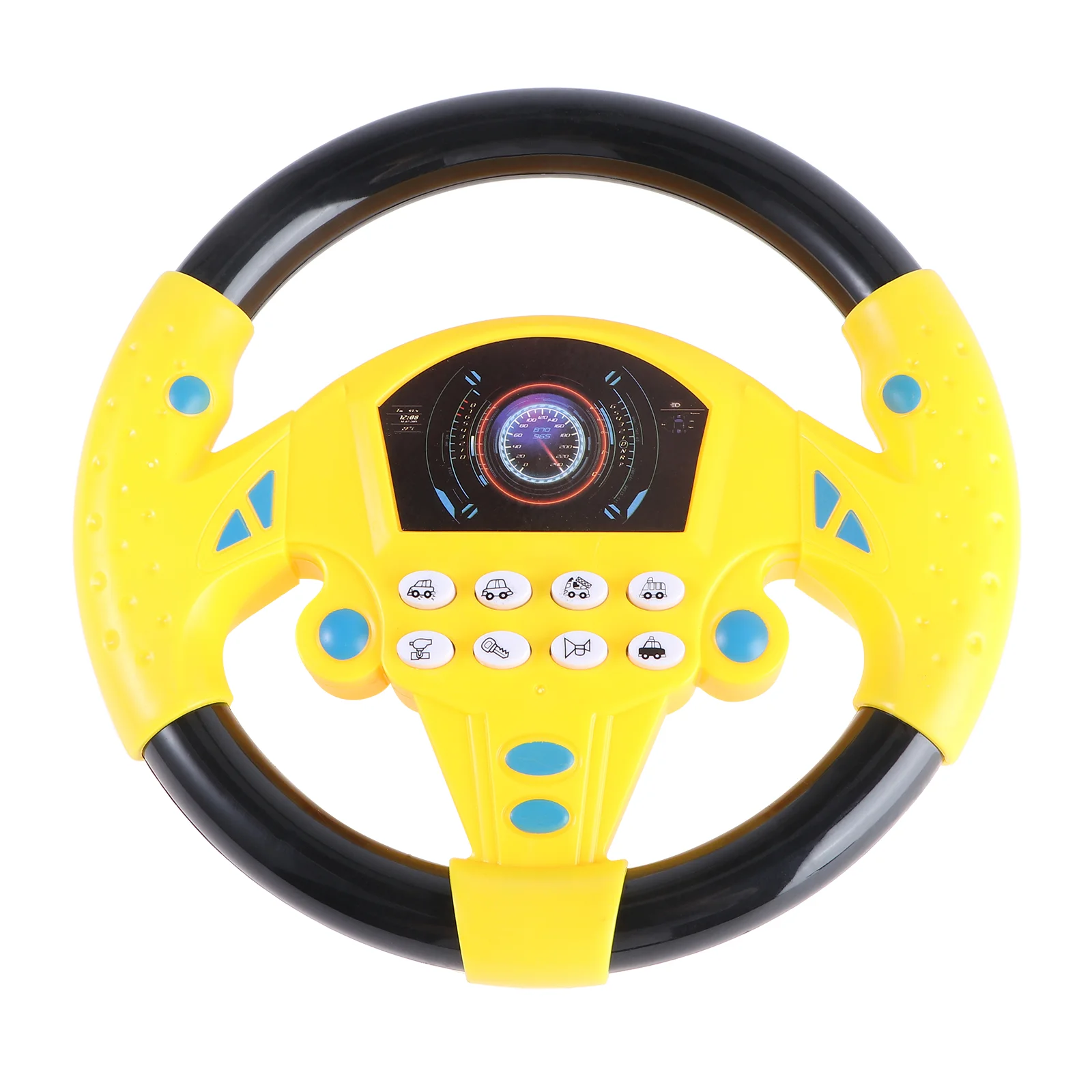 Powered Steering Wheel Plaything Educational for Kids PVC Material Pretend Driving Baby Steering Wheel Toy Kids Driving Toy