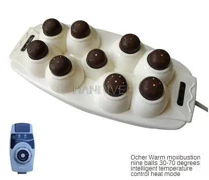 Natural Jade Heat Therapy Massager Physical Therapeutic Device For Body Ten Massage Point Relaxation and Muscle Stimulator