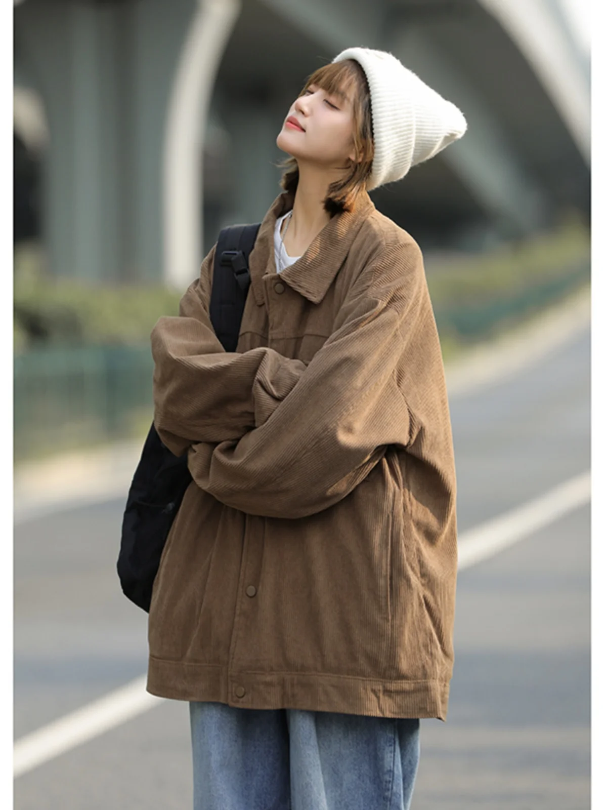 

Винтажная мужская рубашка-куртка из вельвета, коричневая, в стиле барокко, весна-осень, модный ретро-дизайн в американском стиле, молодежная культура