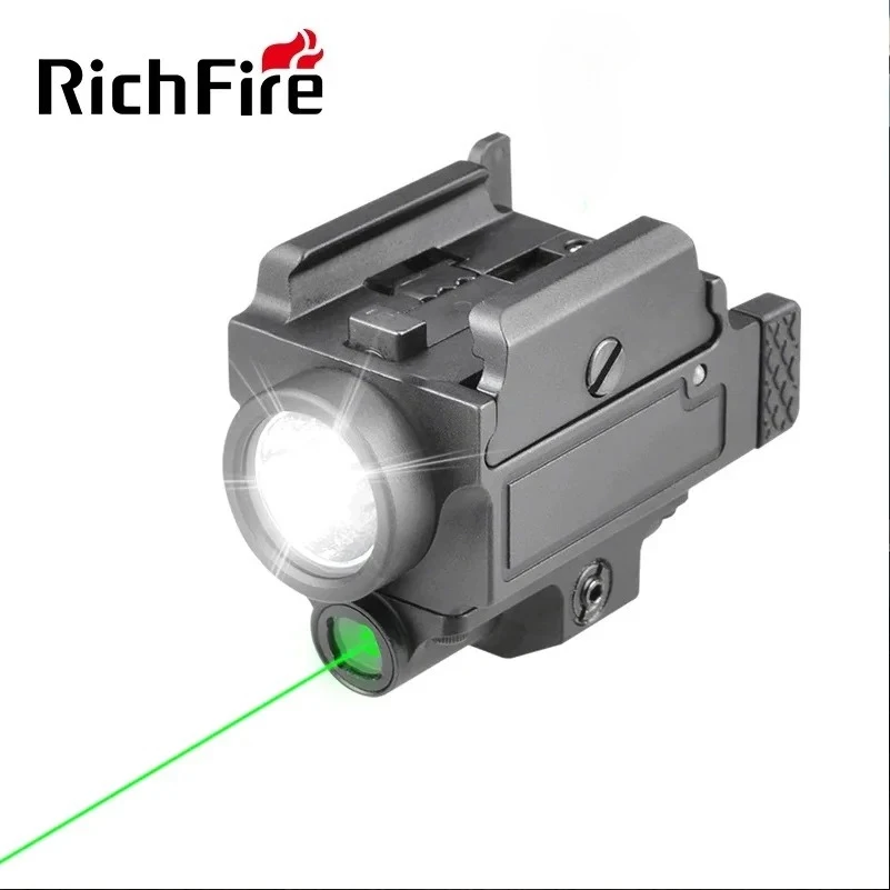 lampe-de-chasse-rechargeable-richfire-800-lumens-2-en-1-avec-laser-stroboscope-et-projecteur-fixation-rapide-20-mm