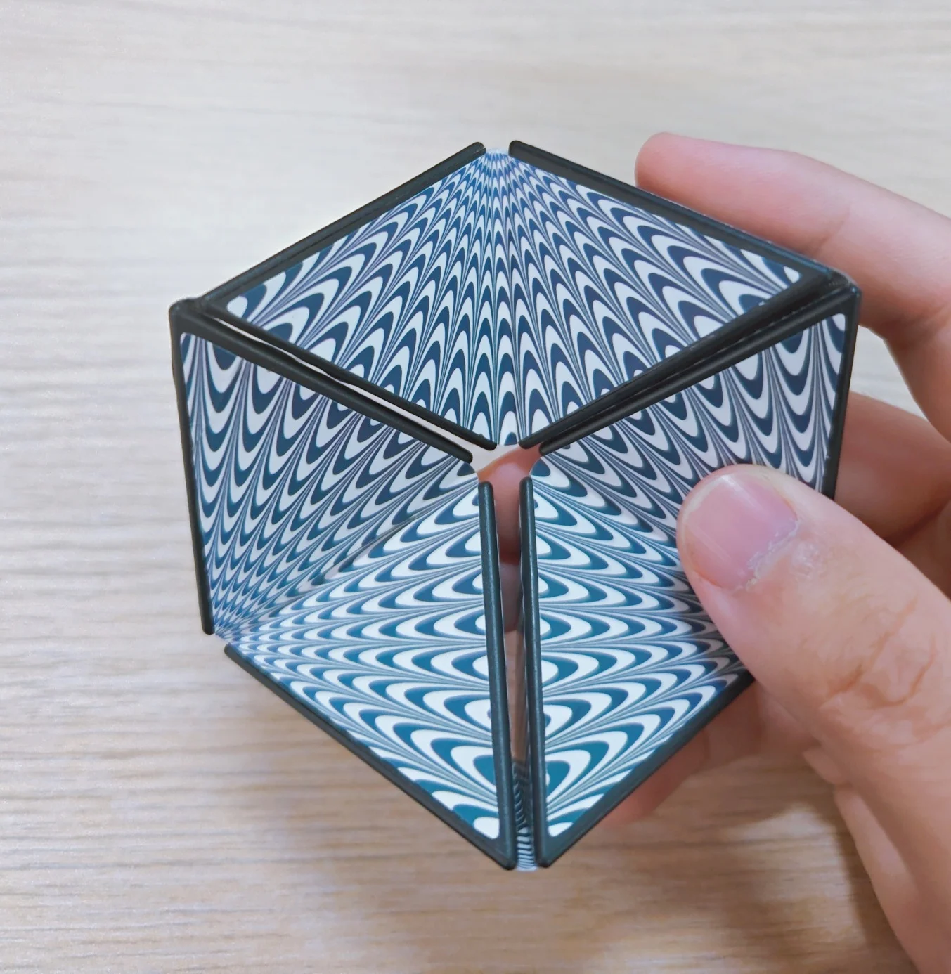 Unendliche 3D Zauberwürfel Unregelmäßige Flip Puzzle Vision Anti Stress Büro Stressabbau Autismus Sammlung Kinder Fingerti Spielzeug Geschenk – Detail 2