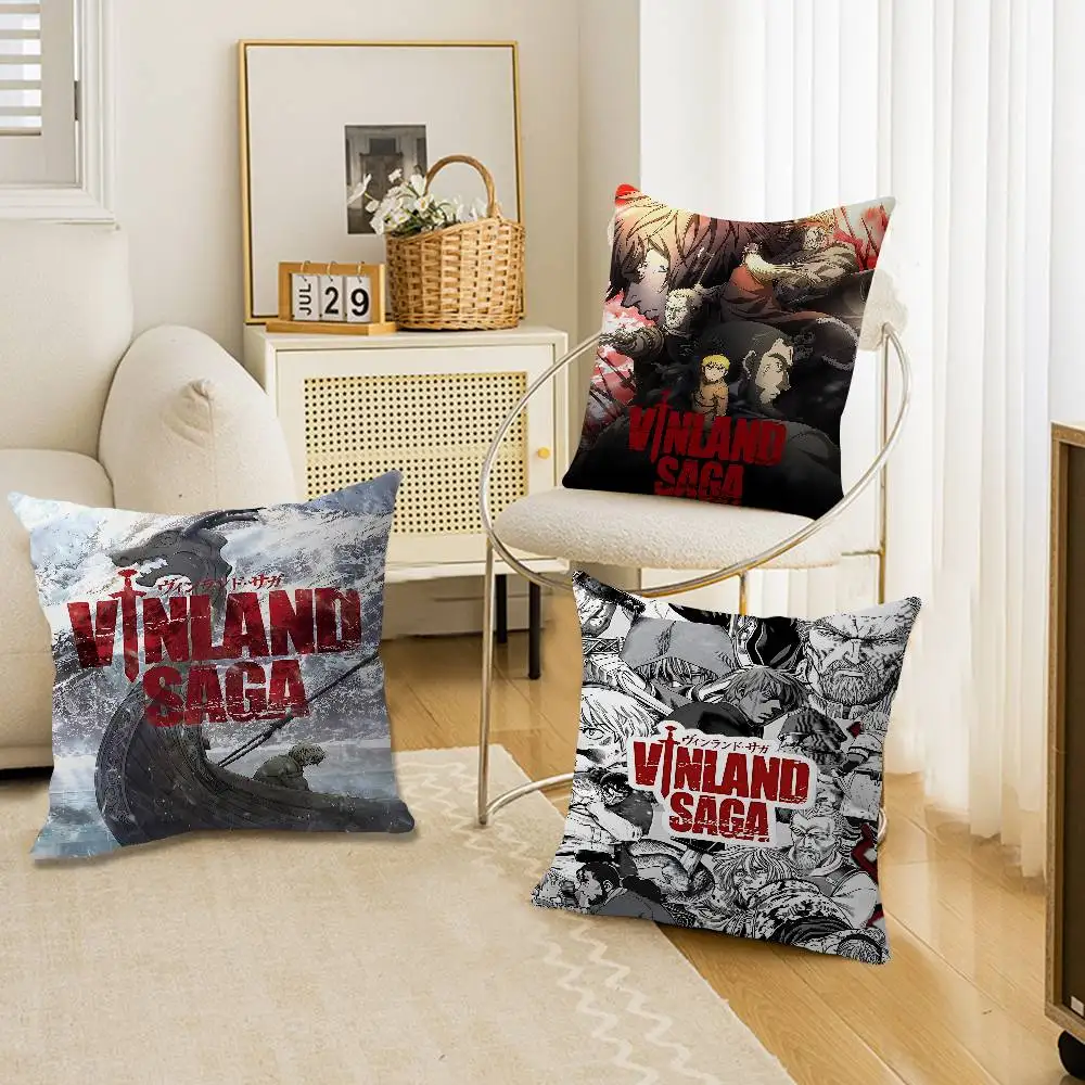

Anime V-Vinland Saga Pillow Anime Pillow Sofa Bed Head Pillow Cover Cushion Cover 45x45 Cm Fashion