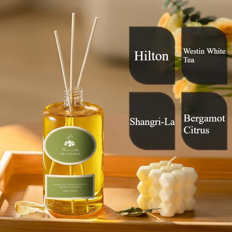 

Fragrance Oil for Reed Diffuser, Home Fragrance Refill, Shangri-La, Hilton, Jasmine, Bergamot Citrus, 500ml