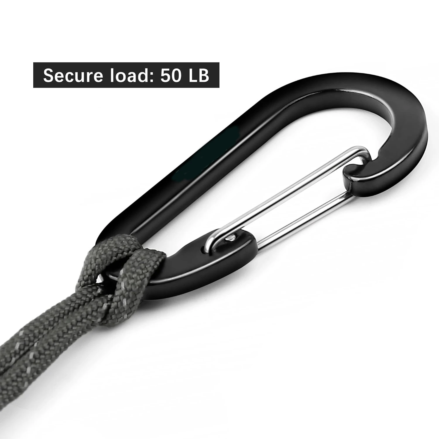 Paracord Keychain Carabiner Clip Military Braided Cord Rope Lanyard Emergency Knot Outdoor Survival Tools For Keys/Men/Women