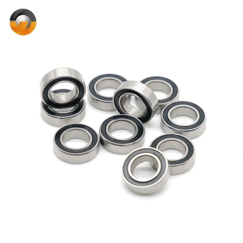 10pcs SMR148 RS 8x14x4 mm ABEC-7 Stainless Steel Miniature Ball Bearing SMR148-2RS RU Ball Bearings For Axial SCX10 II